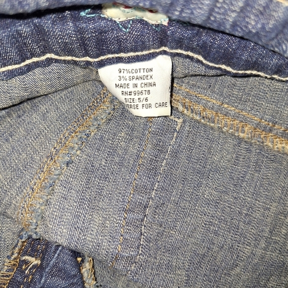 Distressed Blue Jeans - Picture 4 of 5